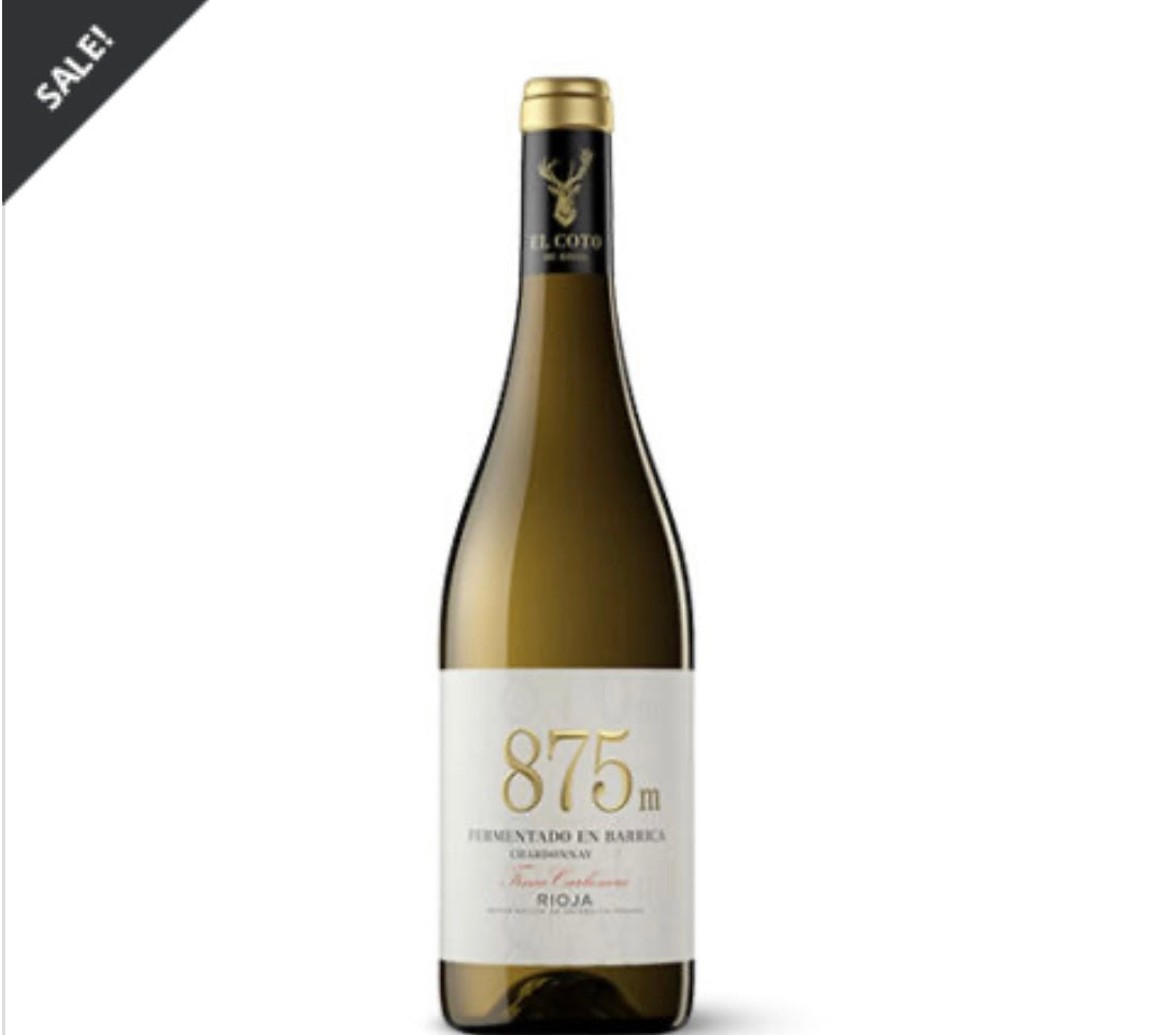 El Coto 875m Finca Carbonera Rioja Chardonnay 75cl