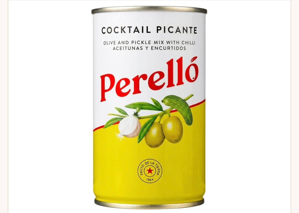 Perello Olive and Pickle Cocktail Mix Tin 180g