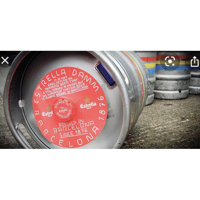 Estrella Damm 50L keg - Bodega Movil