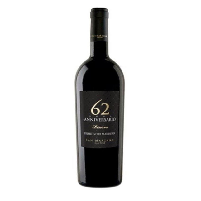 San Marzano 'Anniversario 62', Primitivo di Manduria Riserva 2016 - Bodega Movil