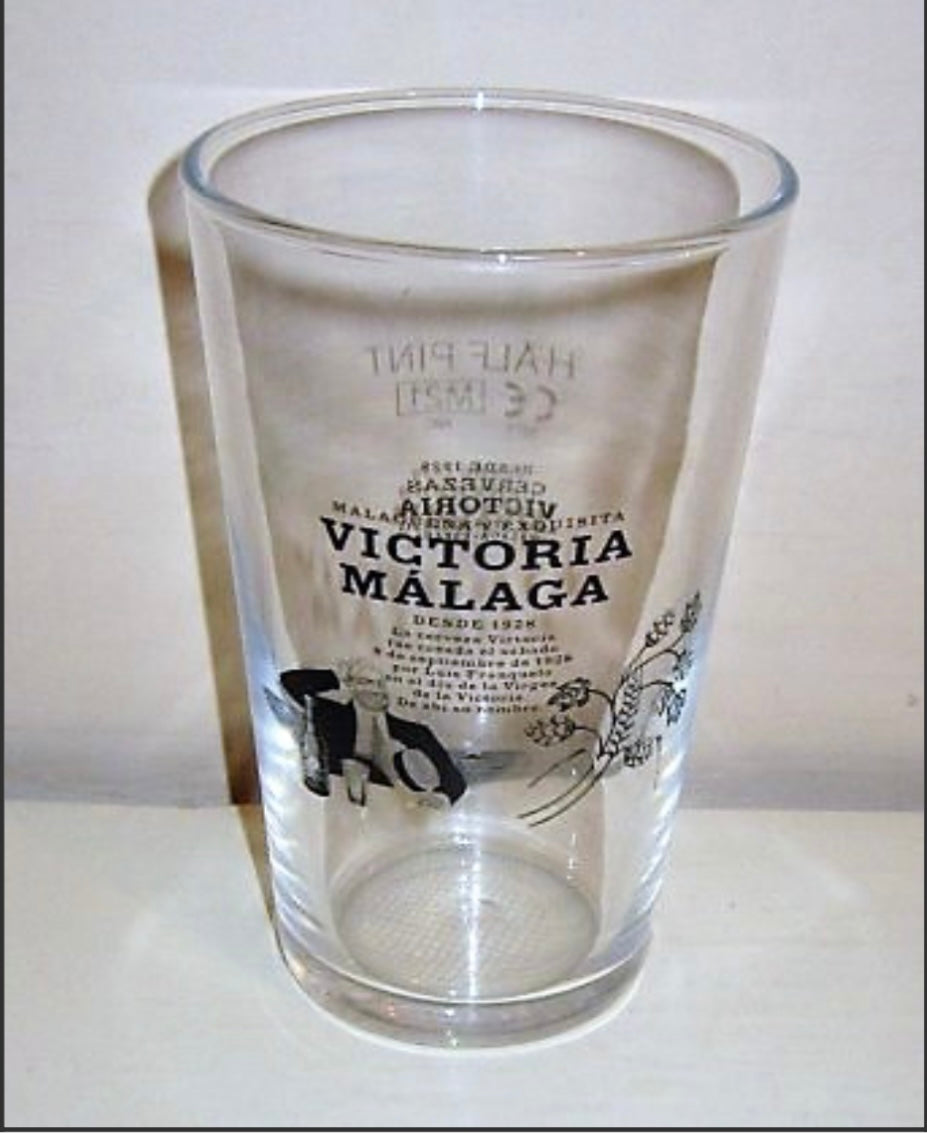 Victoria Malaga box of 6 half pint glasses Bodega Movil