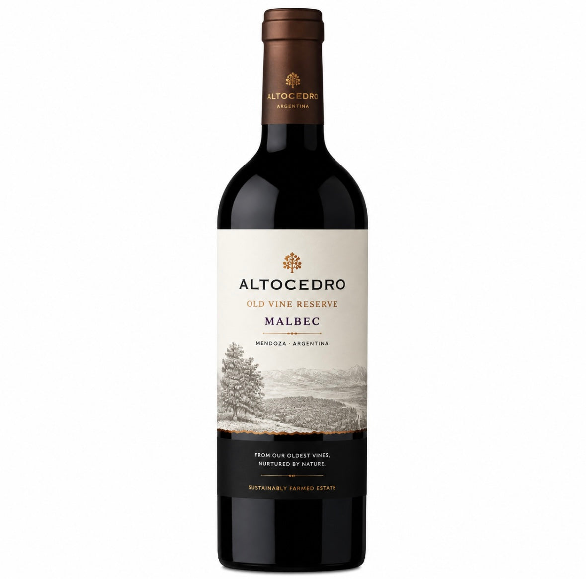 ALTOCEDRO OLD VINE RESERVE MALBEC 75cl - Bodega Movil