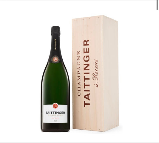 Taittinger Jeroboam Brut Reserve Champagne in Gift Box
