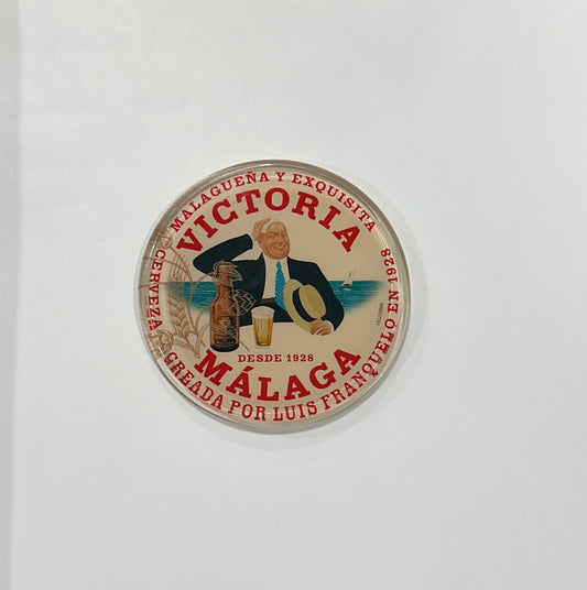 Victoria Malaga Circular tap badge - Bodega Movil