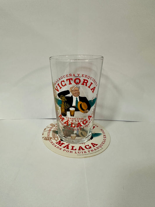 Victoria Malaga box of 6 half pint glasses - Bodega Movil