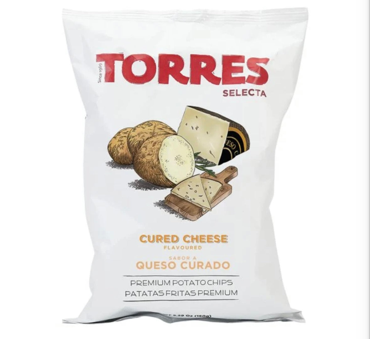 Torres Cured Cheese Crisps 150g - Bodega Movil