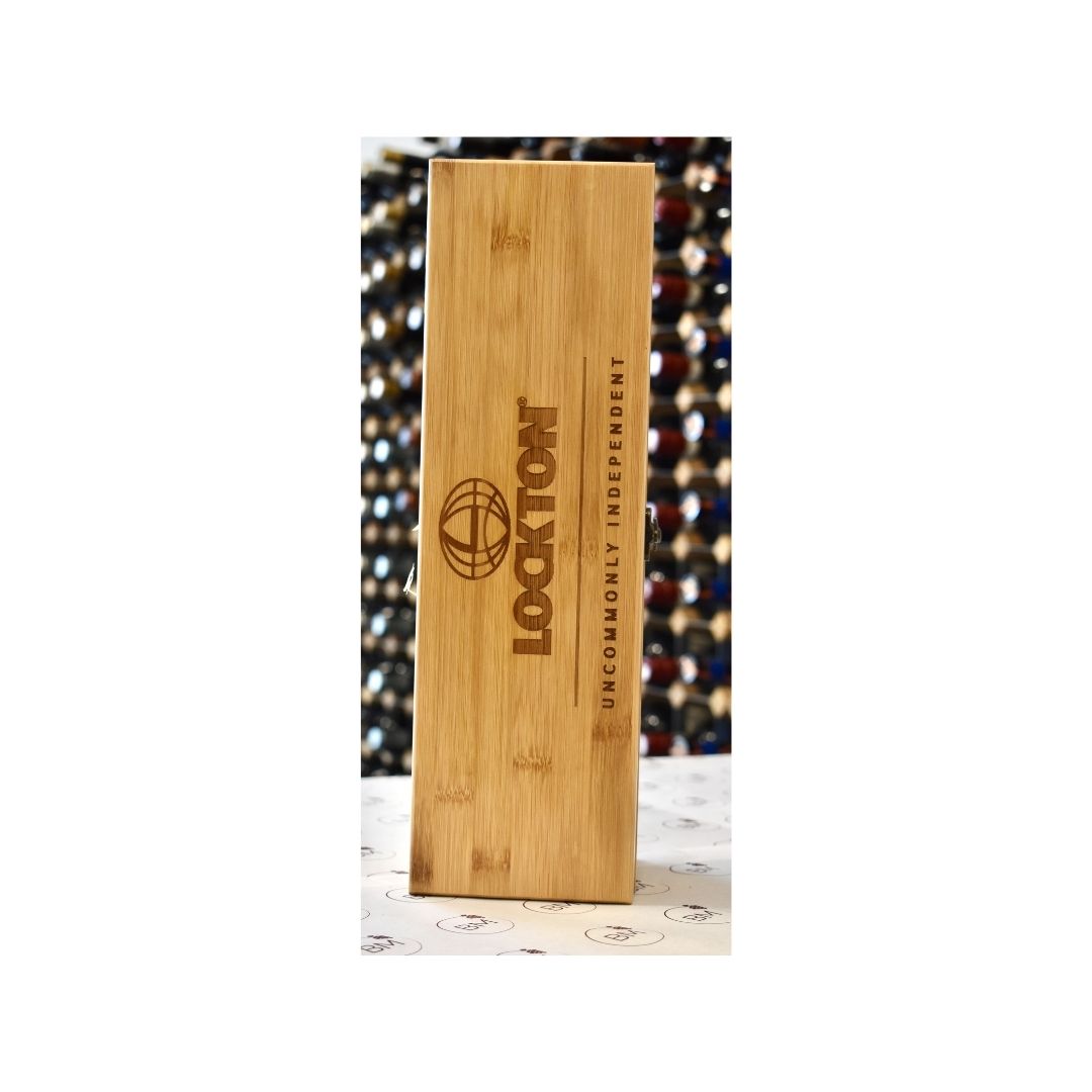 Personalised Solid Wooden Wine Box - Esk Valley Marlborough Sauvignon Blanc - Bodega Movil